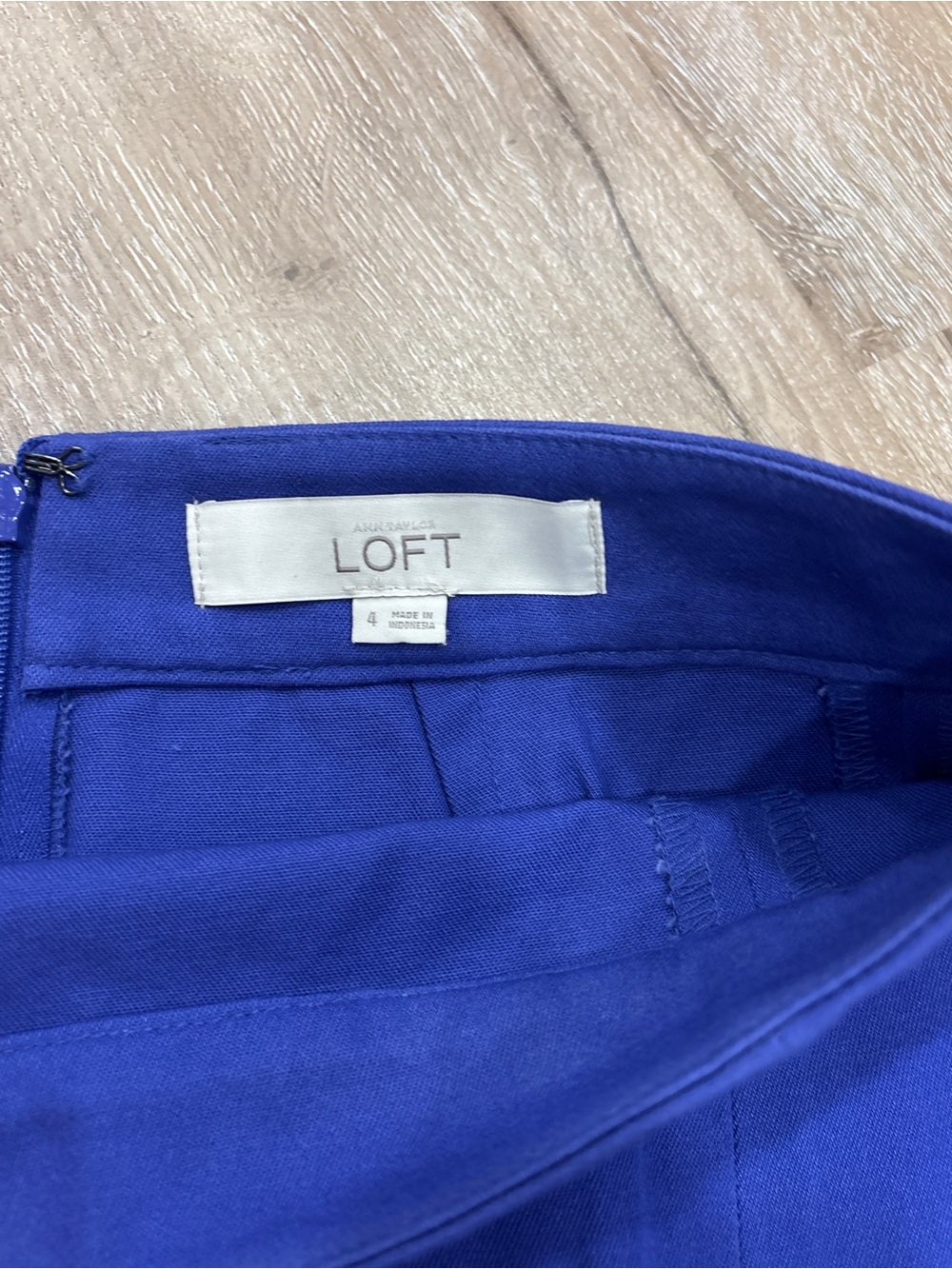 LOFT Cobalt Blue Pencil Skirt - Picture 2 of 2